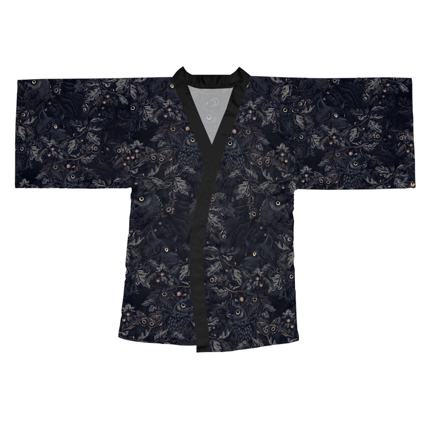 Owl Long Sleeve Kimono Robe